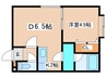 E-horizon南郷 1DKの間取り
