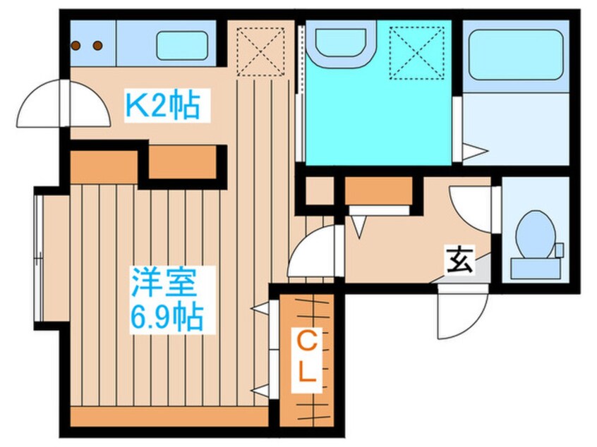 間取図 Mono Furoma ひばりが丘