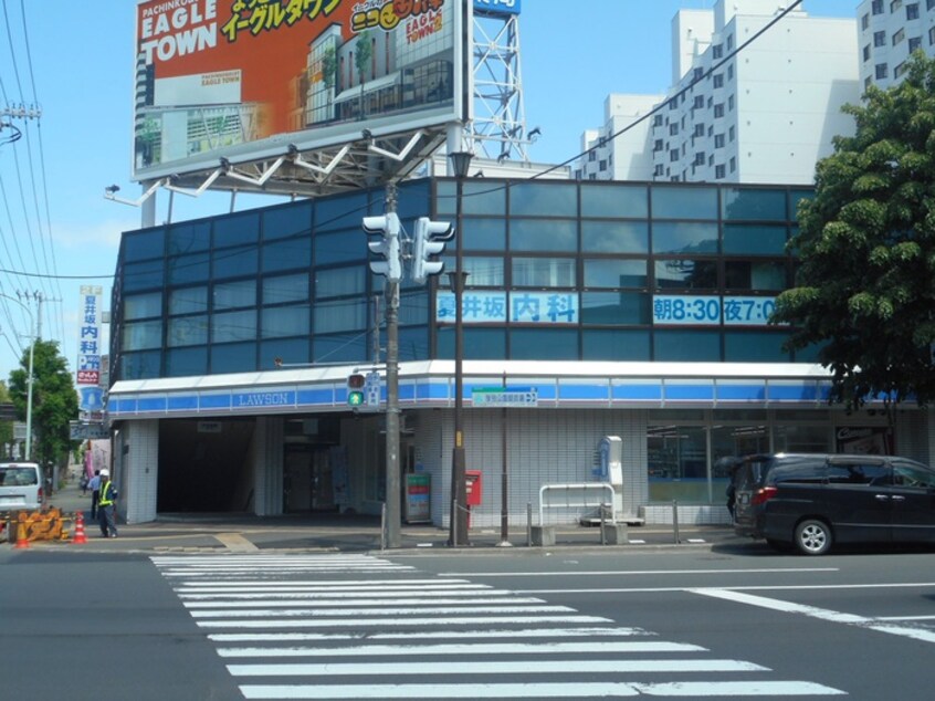 ローソン 札幌大谷地店(コンビニ)まで700m フォレスタ大谷地