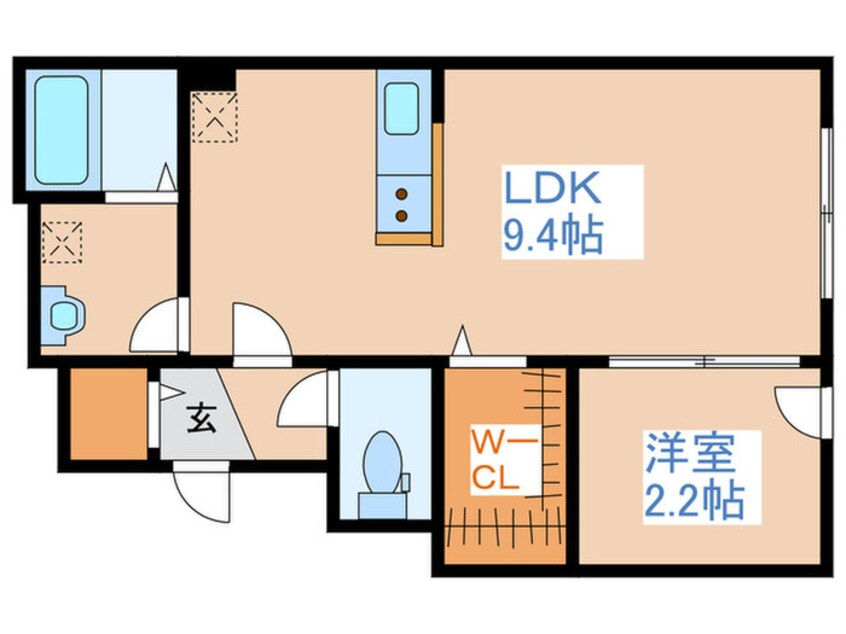 間取図 Farandole HIRAGISHI PRIME