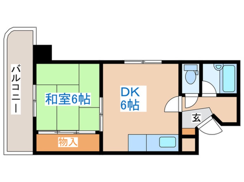 間取図 アルピナハイム