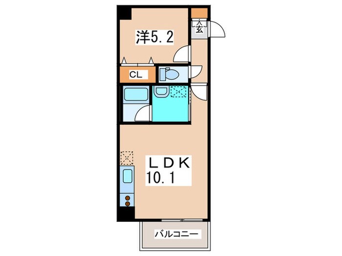 間取り図 ゾネ医大キャンパス前