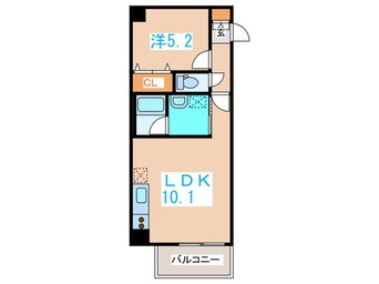 間取図 ゾネ医大キャンパス前