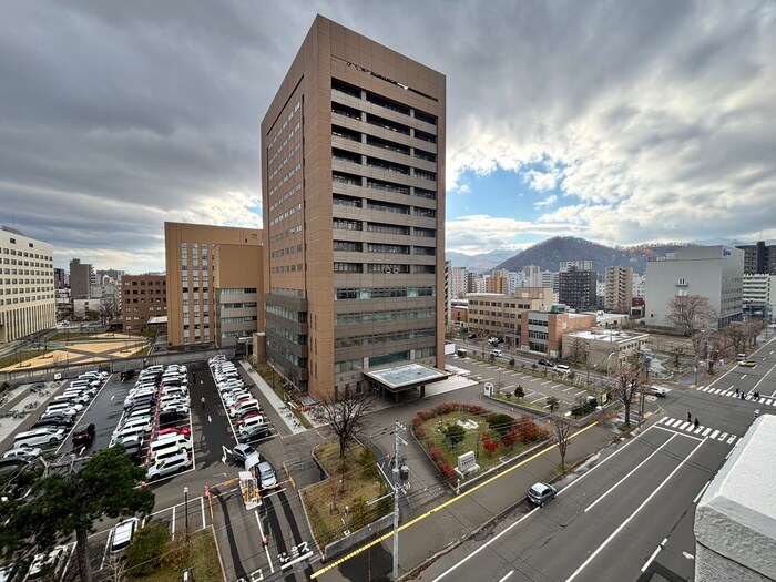 室内からの展望 ゾネ医大キャンパス前