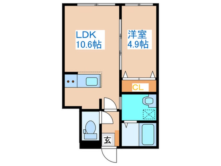 間取図 Asterope厚別南