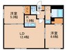 Ciel 2LDKの間取り