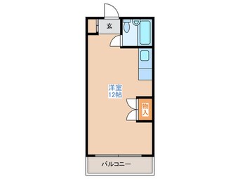 間取図 メトロサイドコーポ