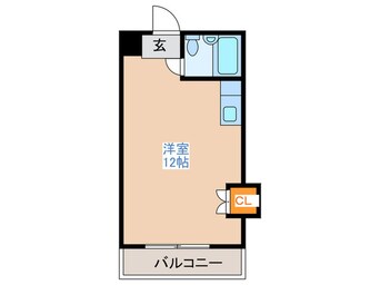 間取図 メトロサイドコーポ