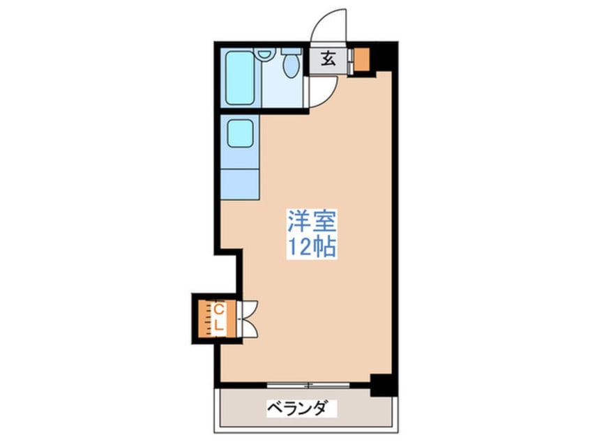 間取図 メトロサイドコーポ