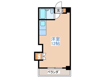 間取図 メトロサイドコーポ