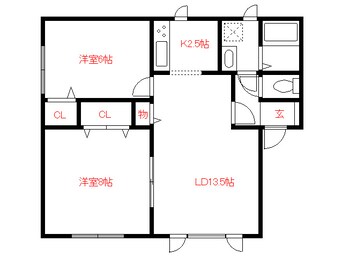 間取図 スプレンデスⅠ