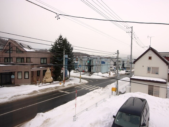 室内からの展望 角谷マンション