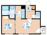 Site Kotoni 1LDKの間取り