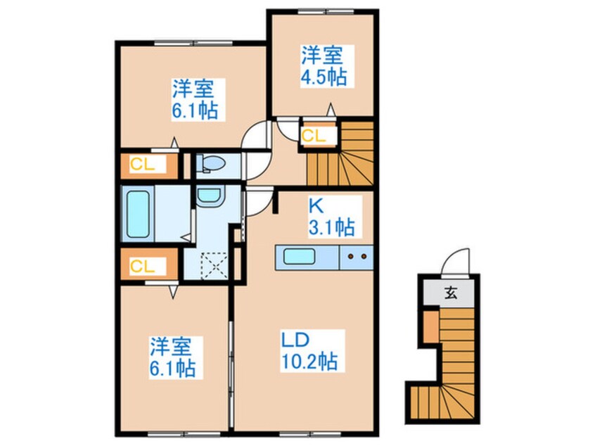 間取図 仮）LIVELY HOME