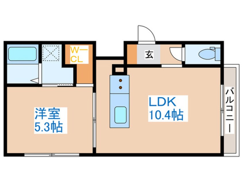 間取図 仮）F/LEAD琴似