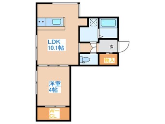 間取図 仮）F/LEAD琴似