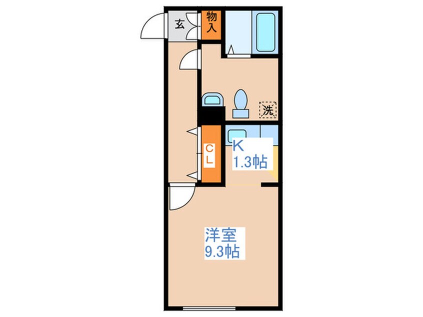 間取図 ル・ノ－ル平岸