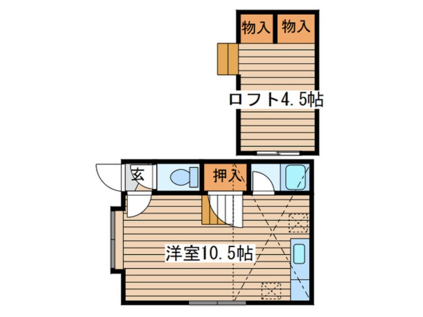 間取図 イースト ワン