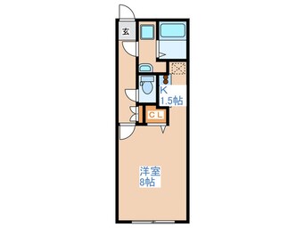 間取図 ル・ノ－ル平岸通