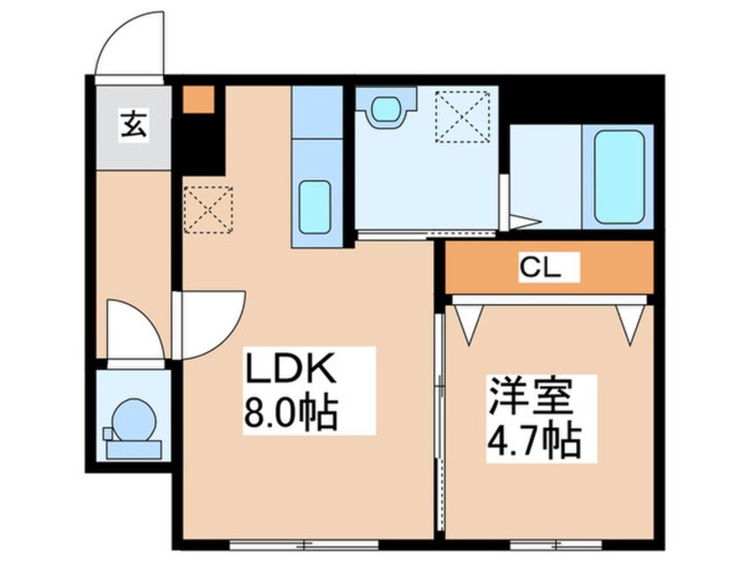 間取図 Claro