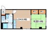 ＳＫマンション 1LDKの間取り
