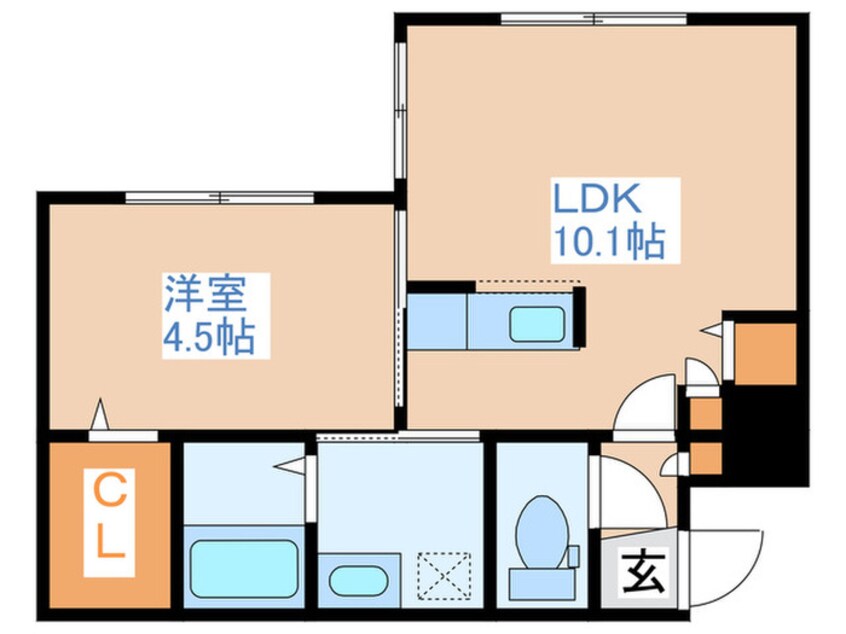 間取図 グランメール澄川駅南