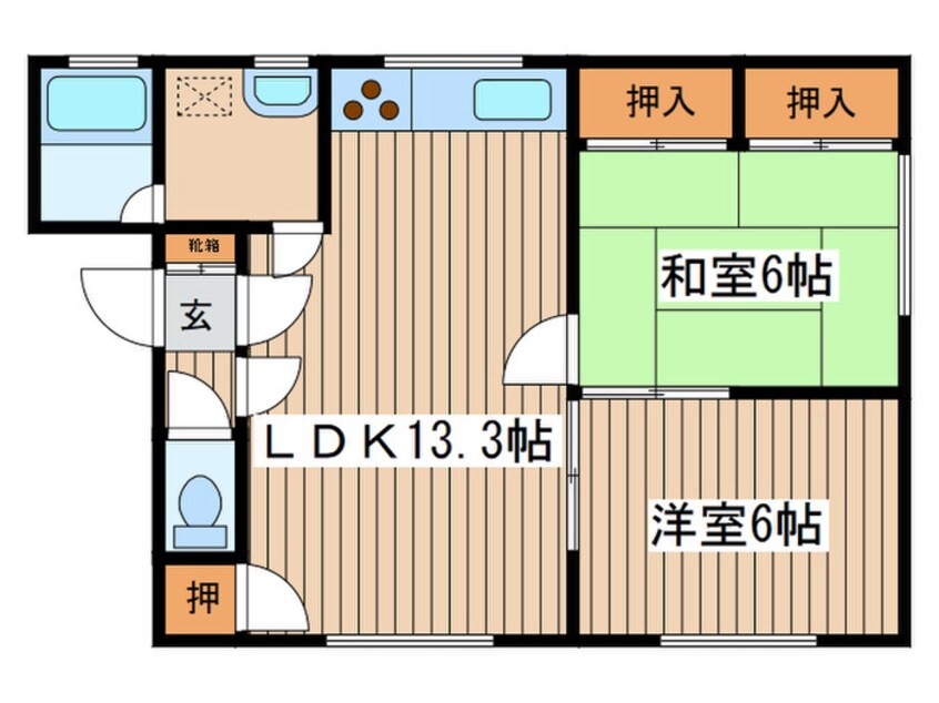 間取図 ドルフィン２７Ａ