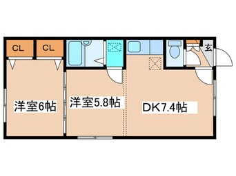 間取図 リラＡ棟