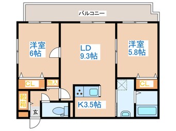 間取図 アトラス手稲