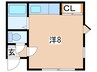 グランドール円山 1Rの間取り