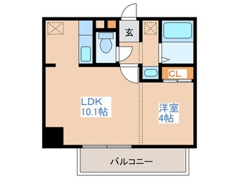 間取図 パルティーレ平岸