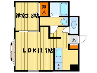 間取図 フレスコ大谷地
