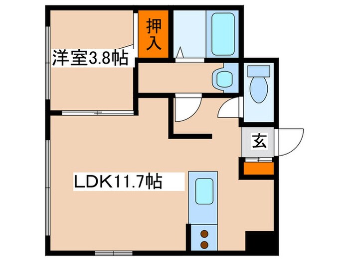 間取り図 フレスコ大谷地
