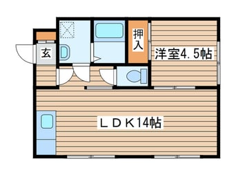 間取図 ＬＥ　ＧＲＡＮＤ　ＢＬＥＵ元町