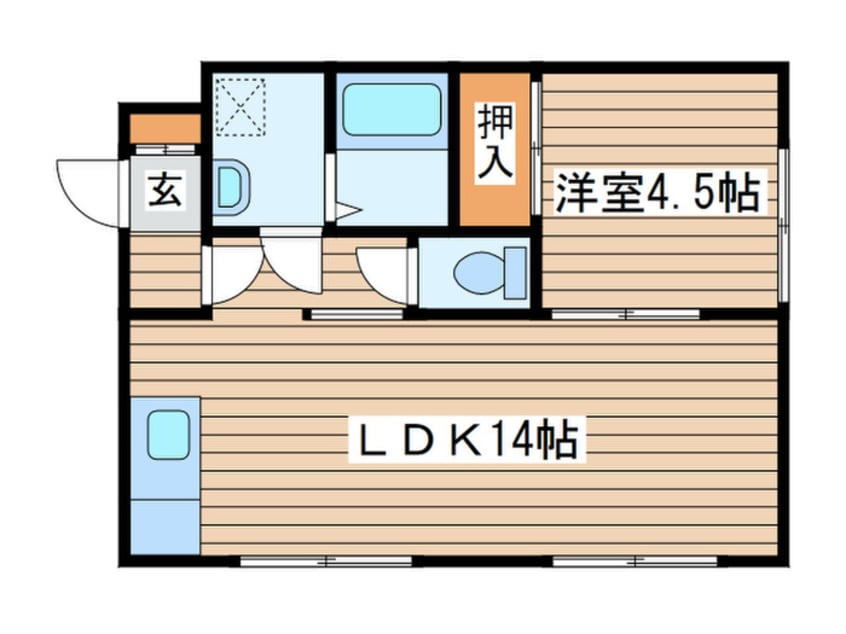 間取図 ＬＥ　ＧＲＡＮＤ　ＢＬＥＵ元町