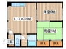 エクシ－ド３２ 2LDKの間取り