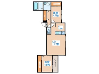 間取図 アールズコート南15条