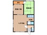 鈴可マンション 2LDKの間取り