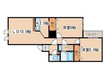 間取図 サント・アリオデ本通南