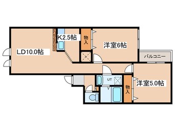 間取図 サント・アリオデ本通南