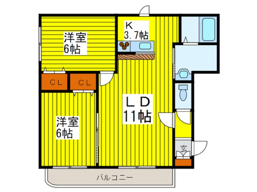 間取図 グランメ－ル　パレス美園