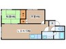 ハイツＫＩ 2LDKの間取り