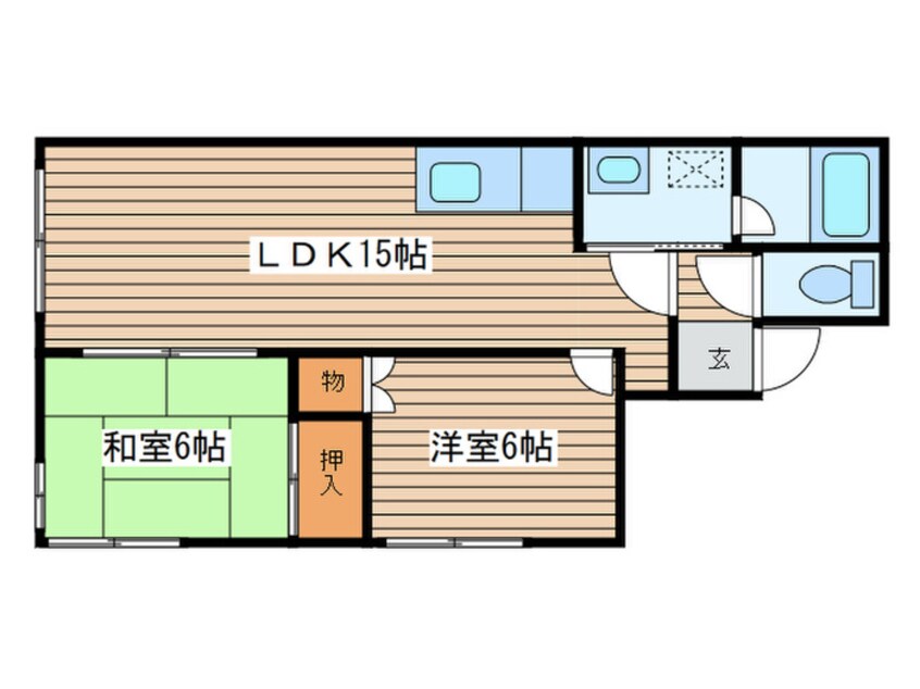 間取図 ハイツＫＩ