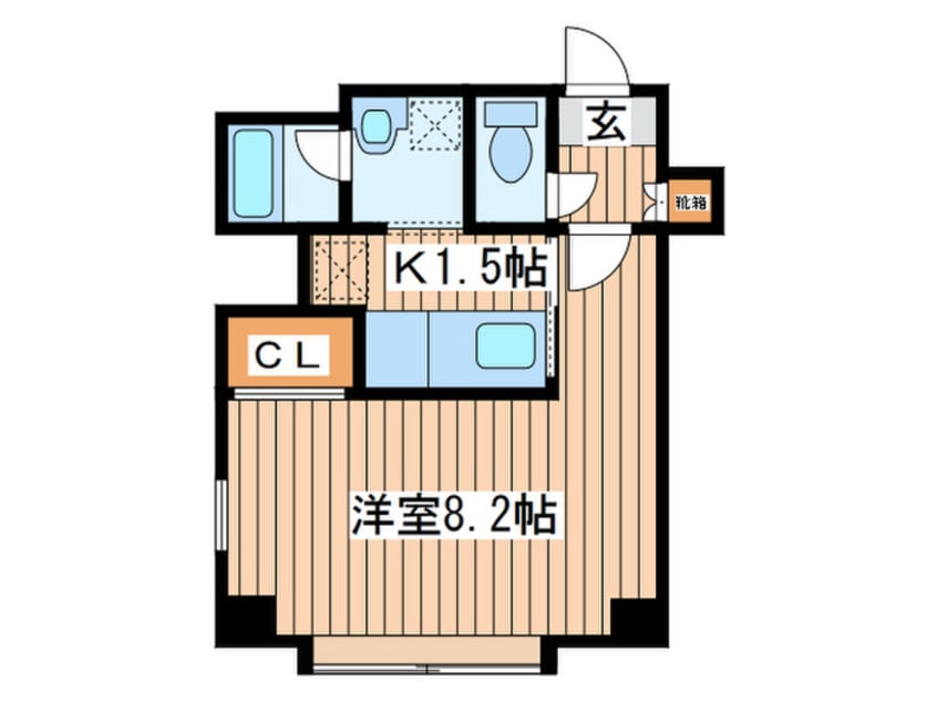 間取図 Ks　Stage　Asahimachi