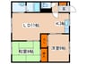 第３東和ハイツ 2LDKの間取り