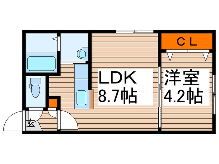 間取り図 ラポムＮ１６