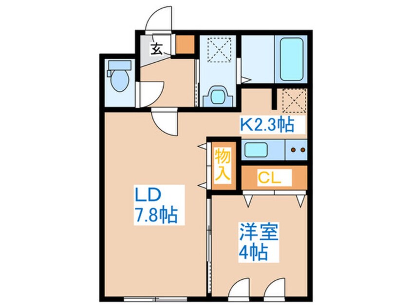 間取図 GARDEN STONE西野