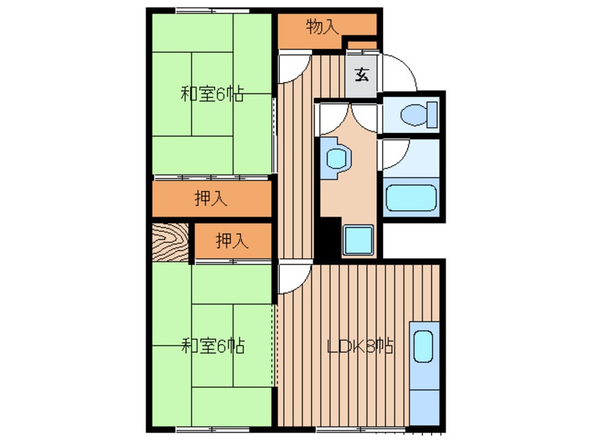 間取図 第１３松井ビル