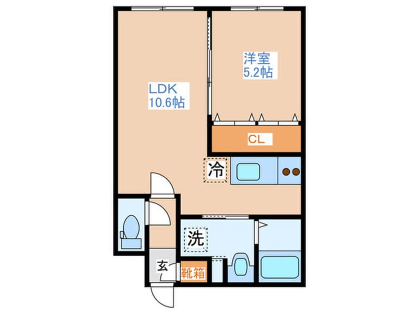 間取図 グランメ－ル　ＡＵＢＥ