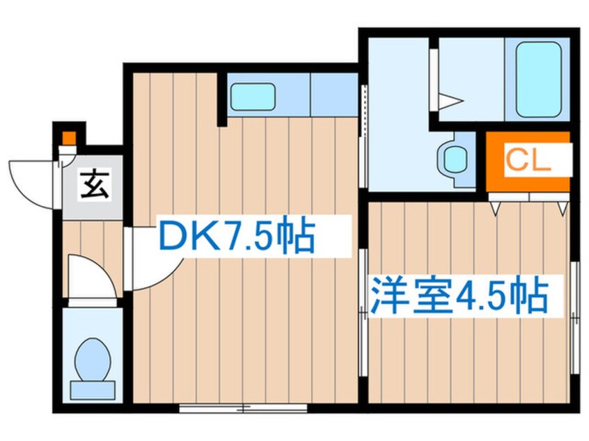 間取図 Ｖｏｉｌｅ中島公園